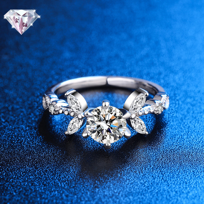 mossanite ring