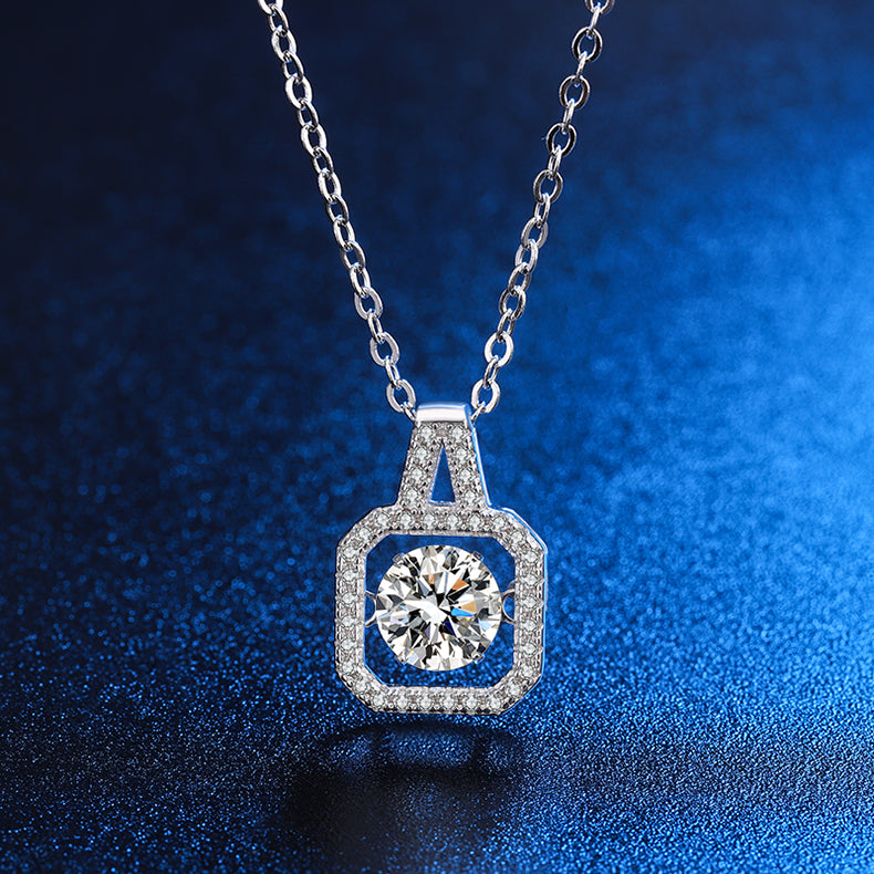 mossanite pendant