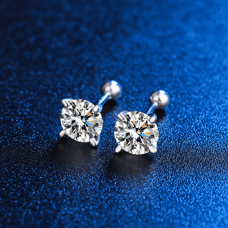 mosanite earring