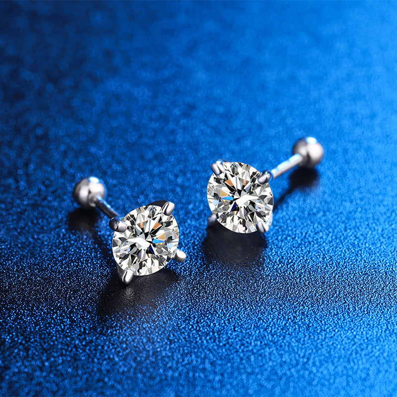 mosanite earring