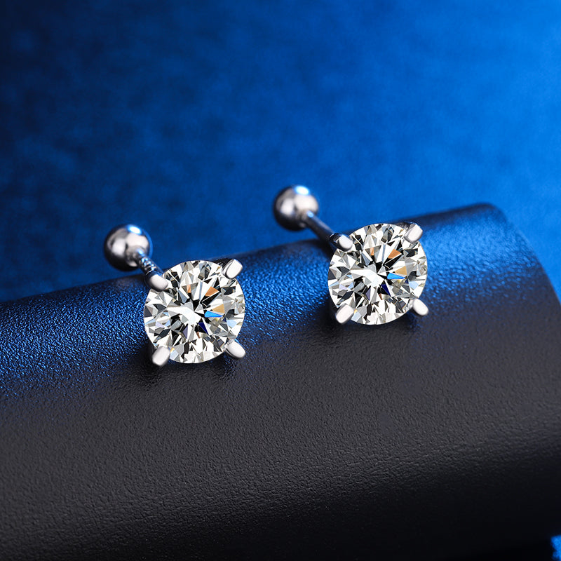 mosanite earring