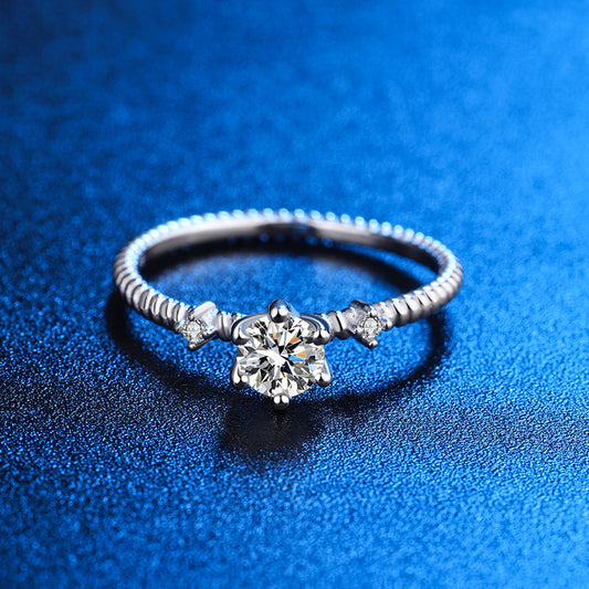 mossanite ring