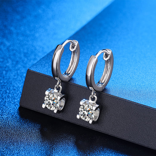 mossanite earring